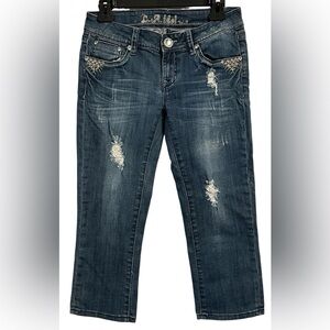 LA Idol stylish Blue Denim Jeans, size 7.